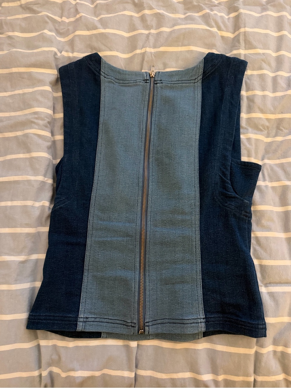 Anthropologie Denim Top - Picture 4 of 5